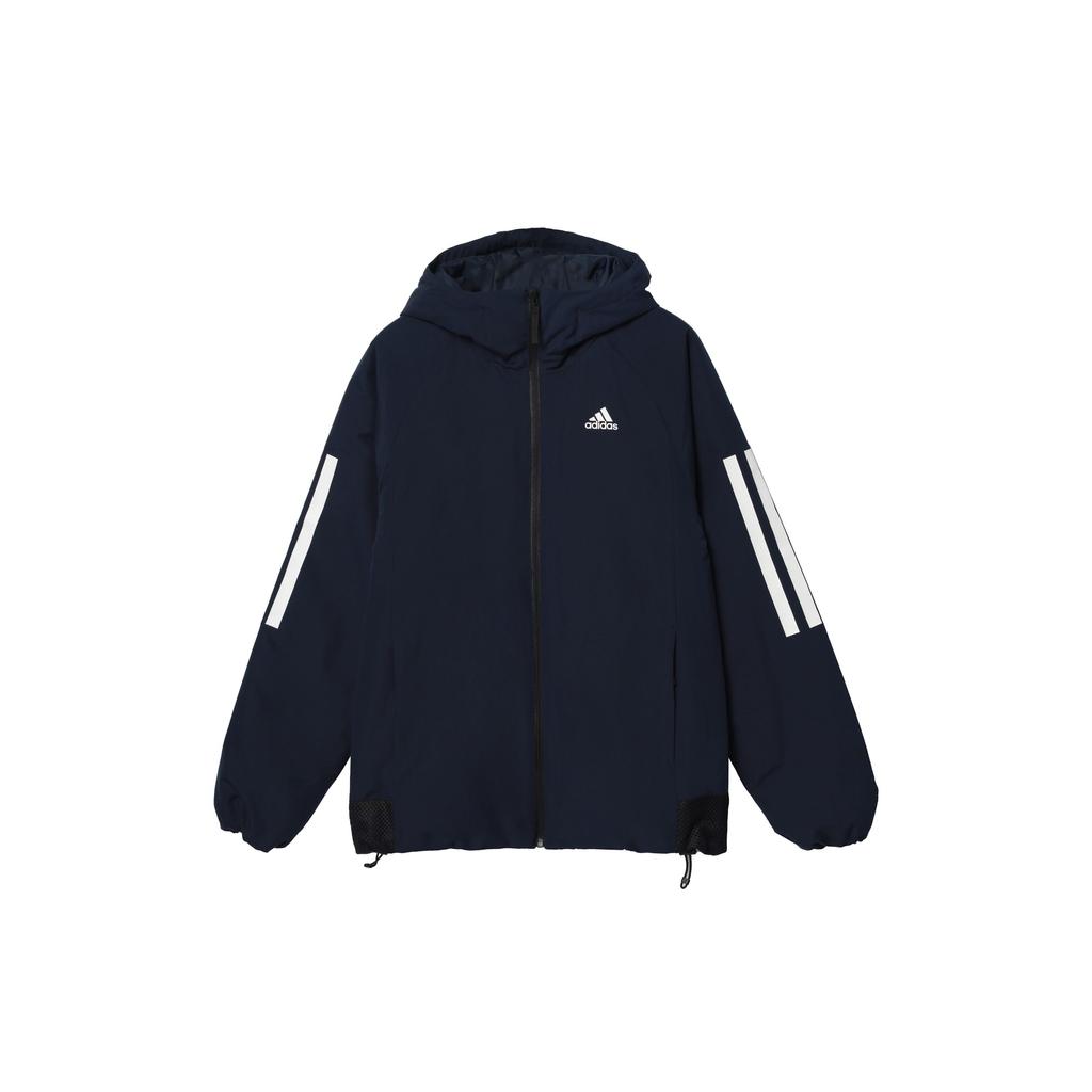 adidas Куртка с капюшоном BTS 3S, зимняя мужская спортивная куртка Legendary-Ink-Blue DZ1408