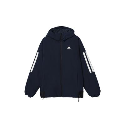Куртка с капюшоном BTS 3S, зимняя мужская спортивная куртка Legendary-Ink-Blue DZ1408