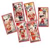 6pcs Traditional Children's Money Bag Hongbao Lucky Money Packet God of Wealth Red Pocket  Bonus