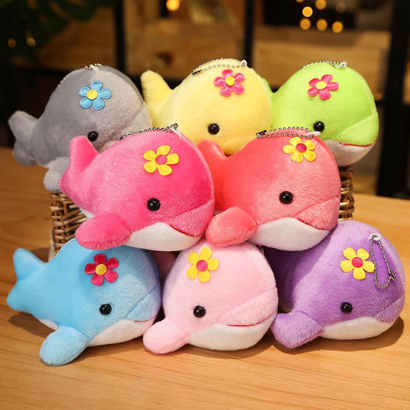 Dolphin Plush Doll Keychain For Women Bag Fish Trinket Party Wedding Gift