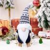Рождественская кукла-гном, плюшевая безликая кукла-эльф, игрушка-гном, мягкая плюшевая праздничная фигурка-гном, подушка для рождественского домашнего декора