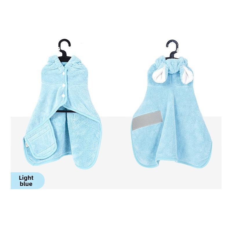 Soft Dog Bath Towel Warm Pet Wash Towels New Puppy Bathrobe  for Pet Cleaning
