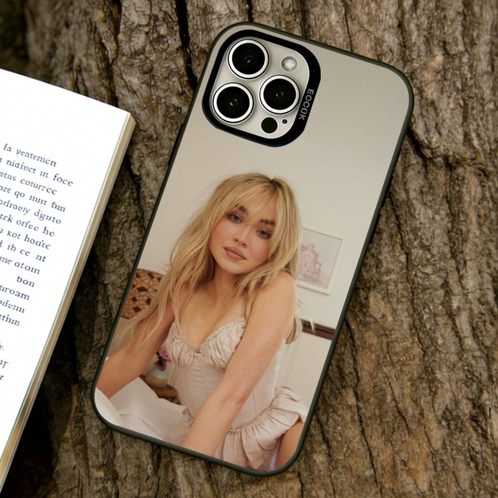 Чехол для телефона с актрисой Сабриной Карпентер для iPhone 17,16,15,14,13,12,11 Plus,Pro Max,XS,Цветной Серебряный Внутренний Чехол