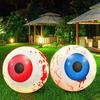 Inflatable Halloween Eyeball with LED Lights Holiday Horror Decorations Garden Luminescent Arrangement Ghosts Party Supplies