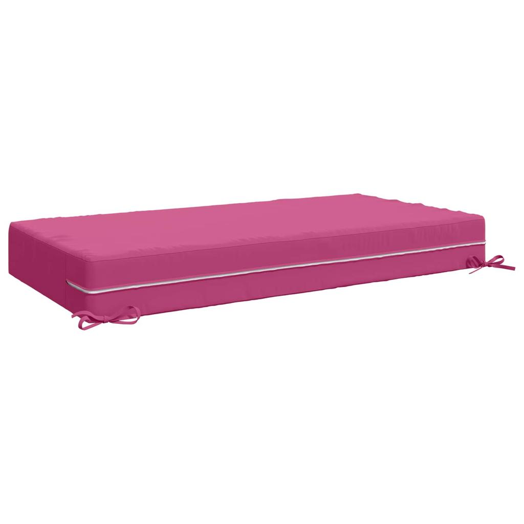 Seat Cushion SOEST 100percent Polyester Pink 120 x 60 x 15 cm