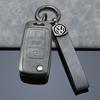 2026 Hot For VW VOLKSWAGEN Zinc Alloy Leather Car Remote Key Case Cover Protector Holder Shell Fob For VW Volkswagen Golf 7 MK7 