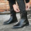 Fashion New Casual European Men's Boots Retro Pointed Toe High-top Knight Boots Western Short Boots Mens Combat Boots Women Cowboy Boots