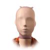 Унисекс Косплей Маска для Лица Прозрачные Чулки Накладка на Лицо Маска на Все Лицо Капюшон Для Ролевых Игр Блестящие Шелковые Чулки Головной Убор Костюм