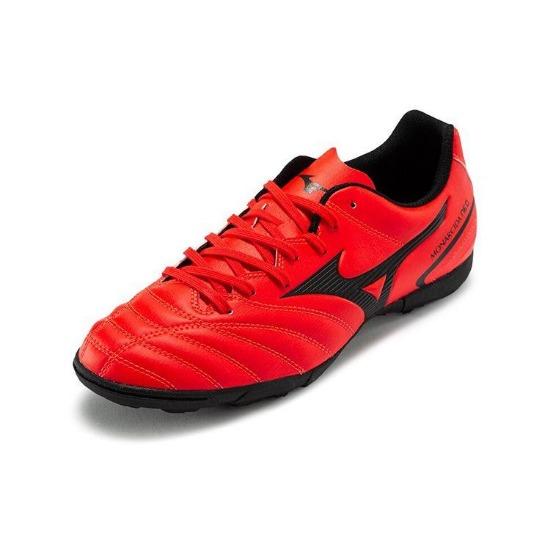 Mizuno Morelia Neo II Круглый носок На шнуровке AG (Резиновые короткие шипы) Нескользящие Прочные Дышащие Футбольные Бутсы Мужские Футбольные Бутсы Красные Черные P1GD210560