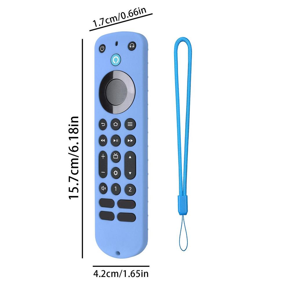 Силиконовый Чехол для Пульта ДУ Alexa Voice Remote Pro Аксессуары для Smart TV Ударопрочный Нескользящий Защитный Чехол Оболочка Пульта