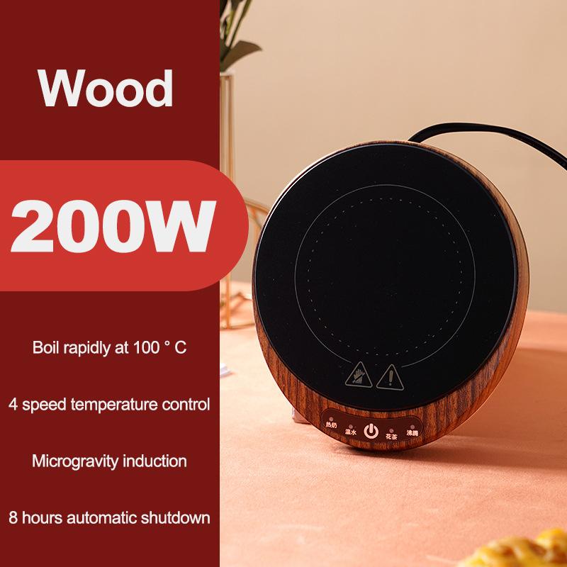 Подогреватель для чашек 100°C, подогреватель для кружек, чайник, подставка под стакан, электрическая плита, индукционная плита, электрогрелка для кофе, молока, чая, 200 Вт