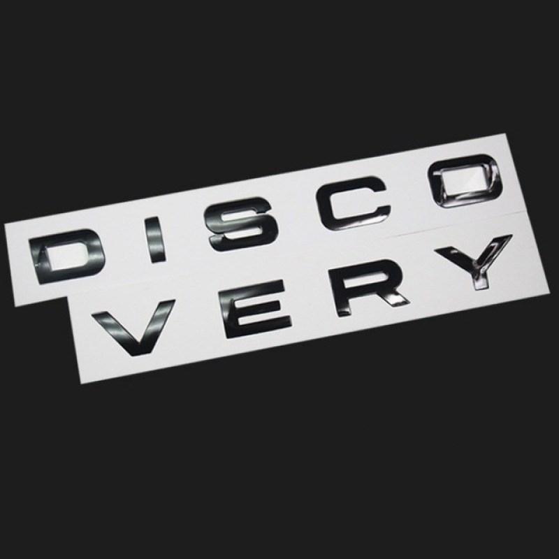 ABS буквы Discovery передний значок на капоте, эмблема, крышка заднего багажника, логотип, наклейка, наклейка для Range Rover, аксессуары для стайлинга автомобилей