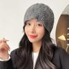 Women's Woven Slouchy Hat Autumn and Winter Warm Korean Niche High-End Beanie Versatile