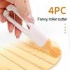 Роликовый докер Инструмент Резак для теста Пищевой Без БФА Мини-размер Легкий DIY