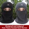 Thermal Hooded Neck Warmer Waterproof Face Neck Warmer Beanie Cap  for Women Men