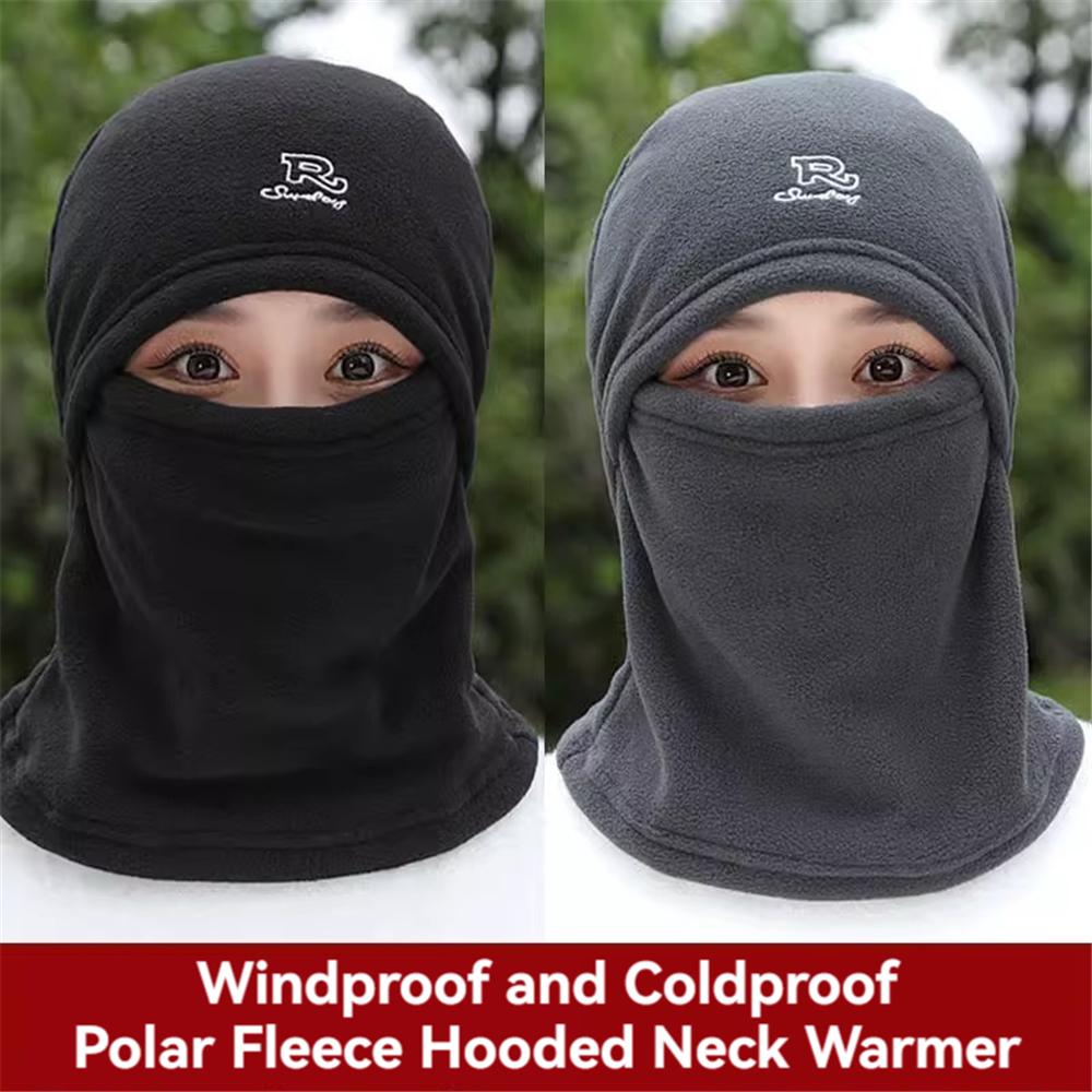 Thermal Hooded Neck Warmer Waterproof Face Neck Warmer Beanie Cap for Women Men
