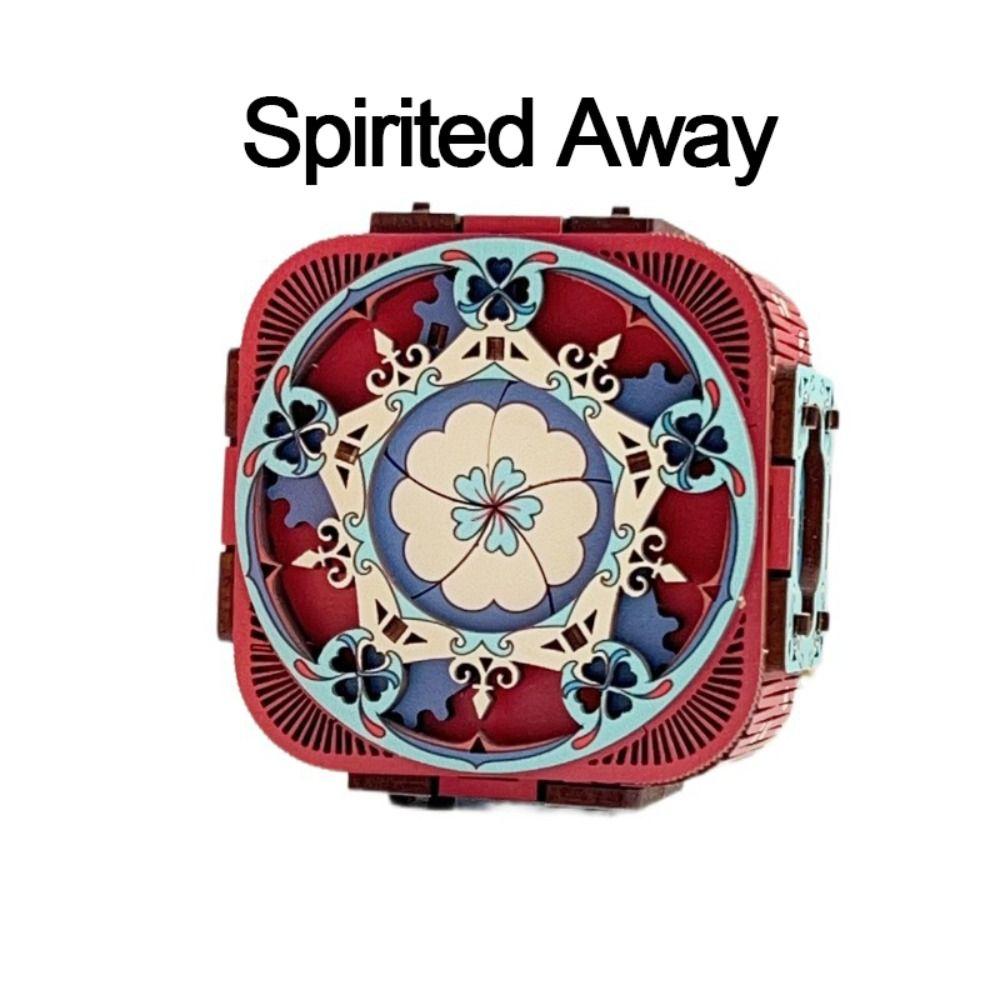 City of Sky 3D Puzzle Music Box Model Kit Assembly Ring Box Music Box Wood Puzzles  Adults