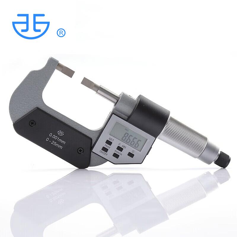 Digital Thin Blade Flat Head Micrometer