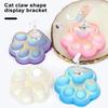 Nail Practice Stand Cat Paw Stable Eco-friendly Nail Support for Manicure Art Display Skill Improvement