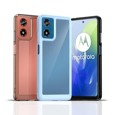 Цветной защитный чехол для Moto G24/G04, противоударный чехол на заднюю панель