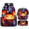 Pixel Halloween Student School Bag Cartoon School Bag Children's Backpack Anime Backpack Satchel