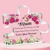 Gifts for Mom Unique Mothers Day Engraved Acrylic Puzzle-Shape Plaque Desk Decoration Gift for Mom Birthday Christmas