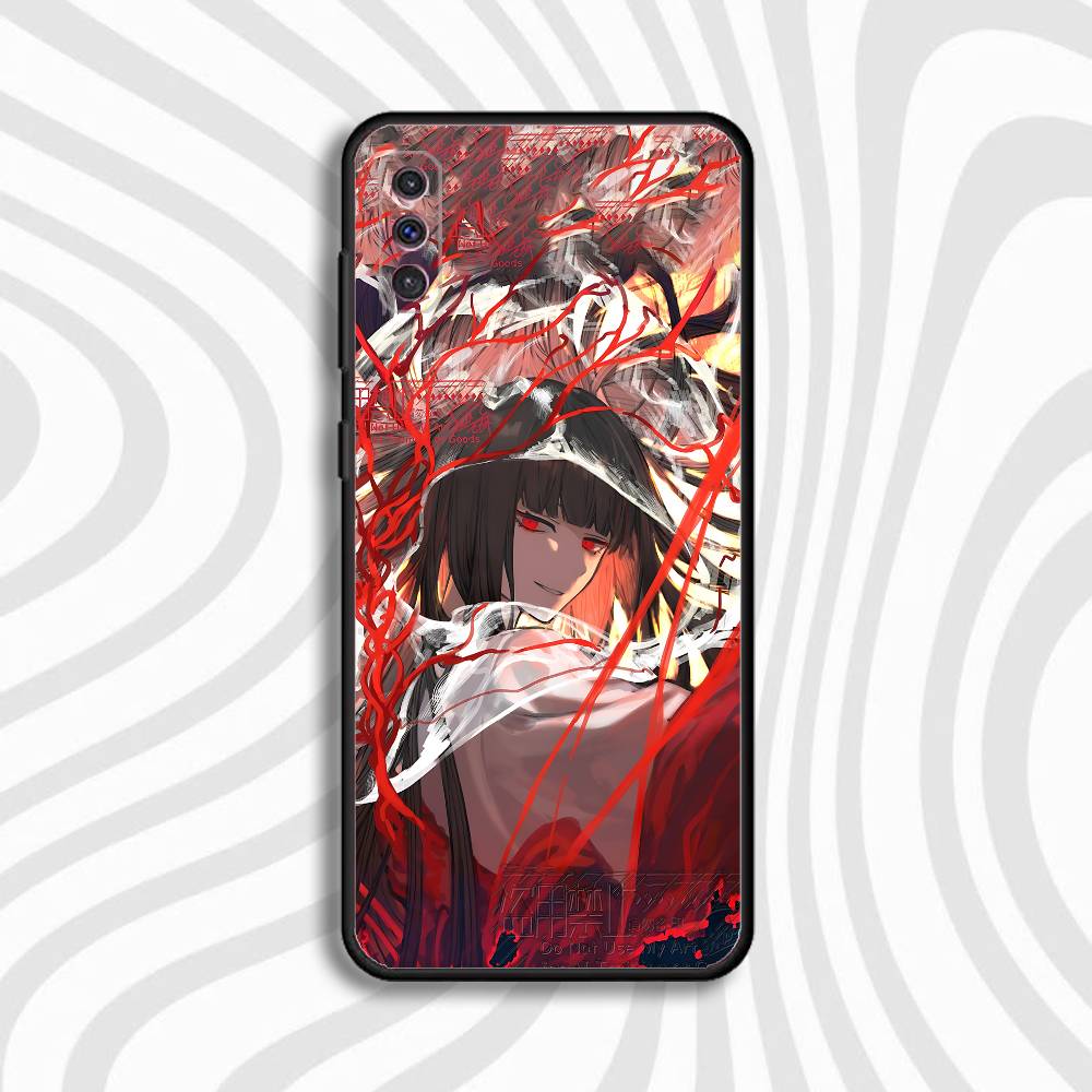 L-Limbus Company Ryoshu Phone Case For Samsung S10,S21,FE,S21,Note 20,S26,S25,S24,S23,Ultra,S9,S22,Plus Soft Silicone Black Case