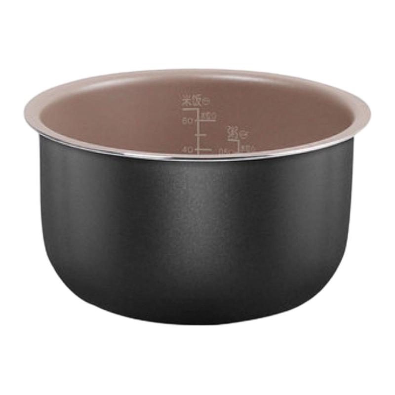 Универсальная сменная внутренняя кастрюля для рисоварки 2 л 3 л 4 л 5 л на выбор Антипригарное покрытие Безопасный дизайн с равномерным нагревом