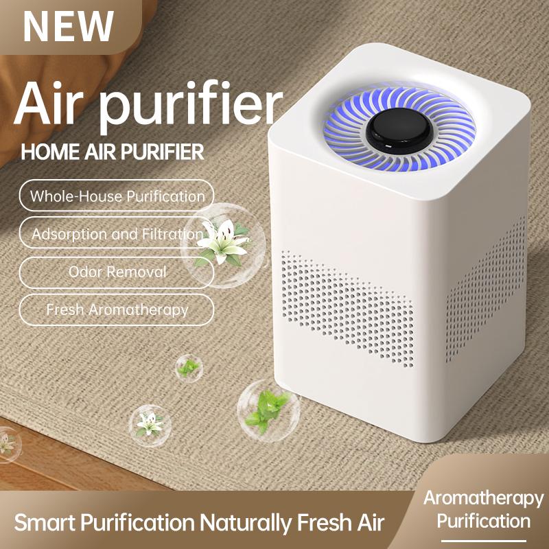 Xiaomi Mini Portable Type-C Air Purifier HEPA Filter Negative Ion Air Cleaner Remove Smoke Odor Formaldehyde Home Car Office
