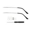 1 Pair Metal Anti-Slip Universal Spectacle Frame Replacement Leg Glasses Arm Eyewear Accessories