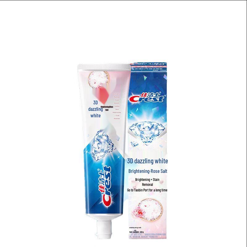 Crest Whitening Rose Salt Toothpaste Gift Set with Rice
