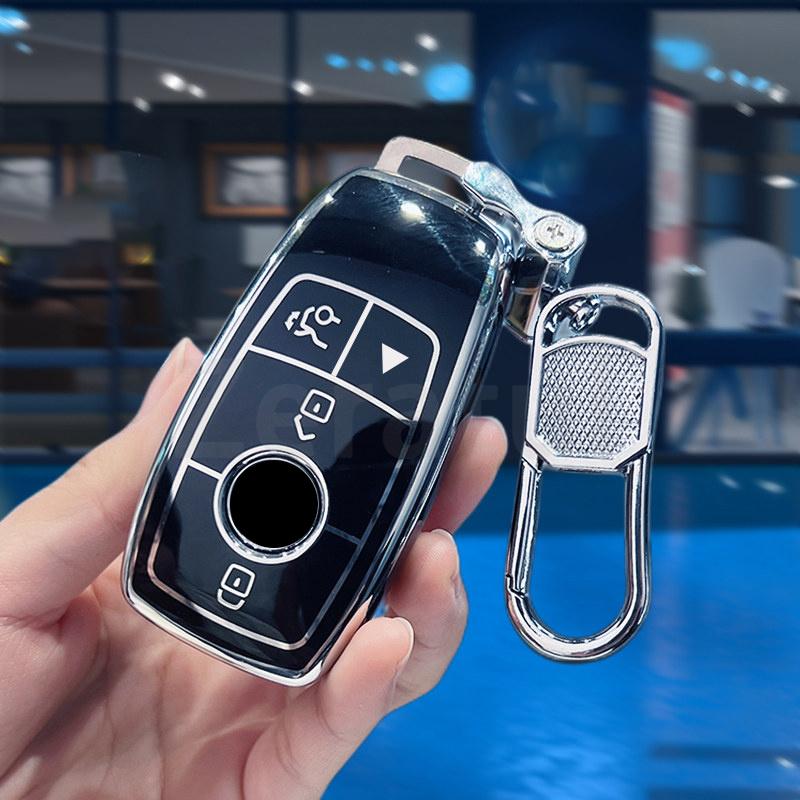 Чехол-держатель для ключа автомобиля без ключа из ТПУ для Mercedes Benz W177 W205 W213 W222 X167 Amg A C E S G Class Glc Cle Cla Glb Gls