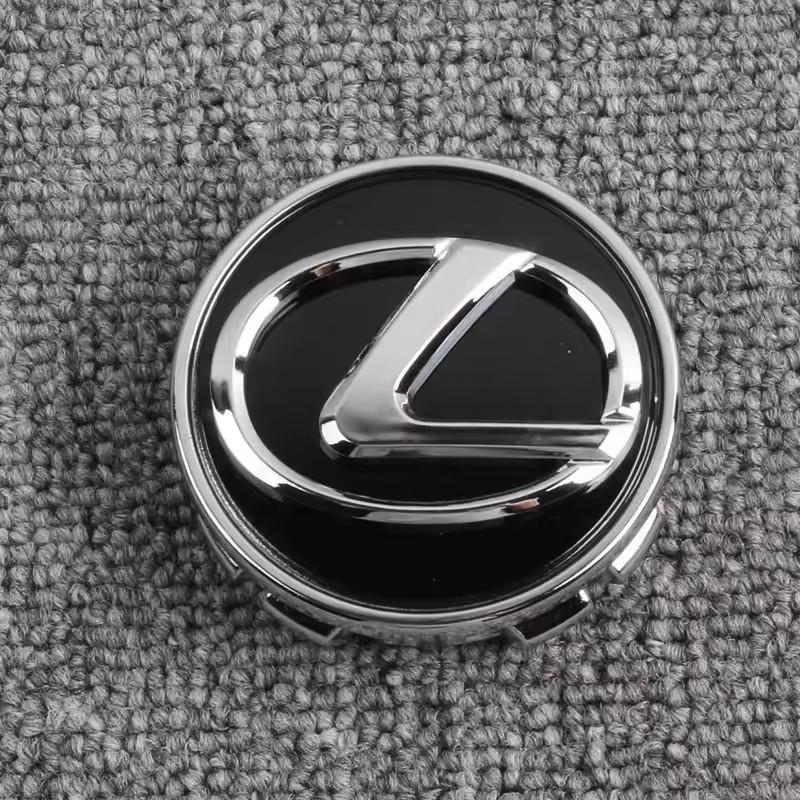 AABGF1 4Pcs Car Emblem 62MM Wheel Center Cover Hub Accessories For Lexus GS IS LS500h ES260 ES300h RX350h NX260 UX260 LM LC RZ450e TX