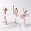 3Pcs Dancing Girl Fashion Toy Elegant Party Home Home Long Service Decoration Life Ballet Girl Cake Picks