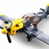 289 шт., WW2 Air Force BF-109, истребитель, строительные блоки, наборы военных моделей самолетов, кирпичи, фигурки, развивающие игрушки для детей
