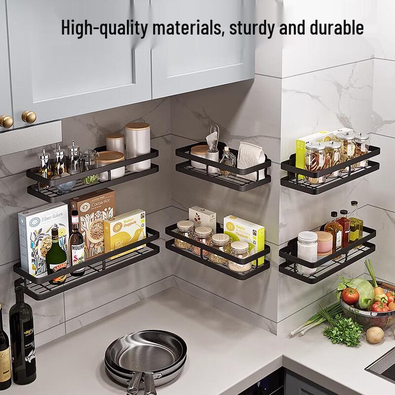 Yunshuang Современная настенная одноярусная полка для специй 35 см