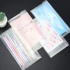 A5 Transparent Document Bag for Sewing Supplies Storage - Ideal for Organizing Bills, Receipts & Invoices,Home,School,Office Use