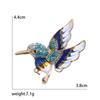 Модная цветная капающая птица брошь винтажное животное милый корсаж куртка пальто булавка аксессуары подарок