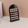 Fashion Clear Acrylic Multi-Hole Jewelry Display Holders Portable Ear Holder Earring Show Stand