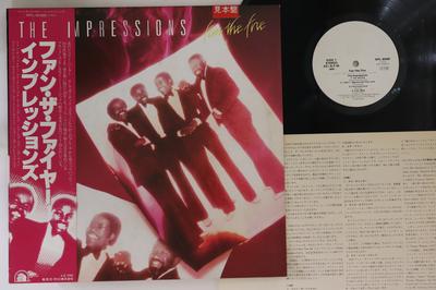 LP Пластинка IMPRESSIONS - Fan The Fire RPL8086PROMO 20TH CENTURY FO 1981 Япония Оби Соул/Фанк Б/У