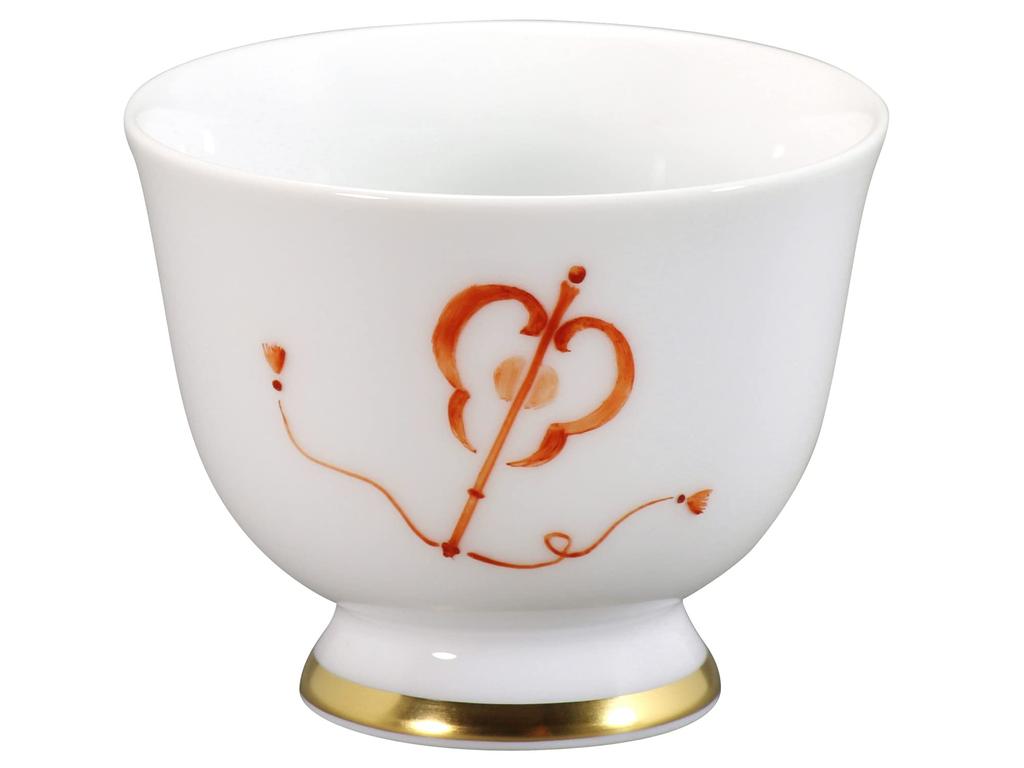 Okura Touen [Hand-painted] Treasure Collection "Gunbai" Sake Cup, Approx. 80cc, Made In Japan, 62CCN/C302