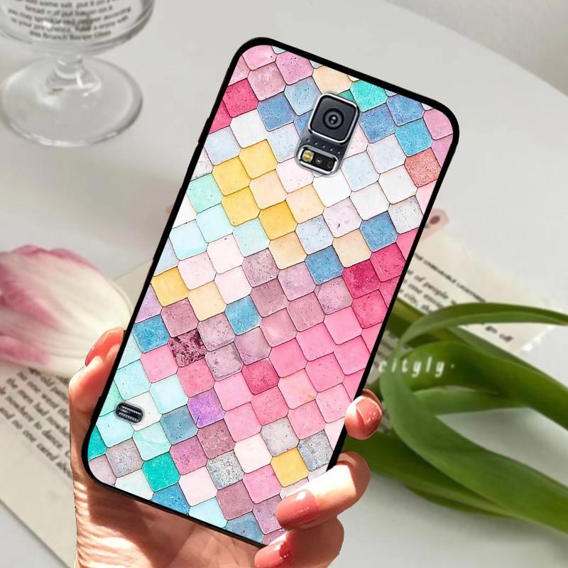 Чехол для Samsung Galaxy S5 S 5 I9600 SM-G900F Милый Расписной Силиконовый Задний Чехол для Samsung S5 Чехлы G9006V Защитный Capa