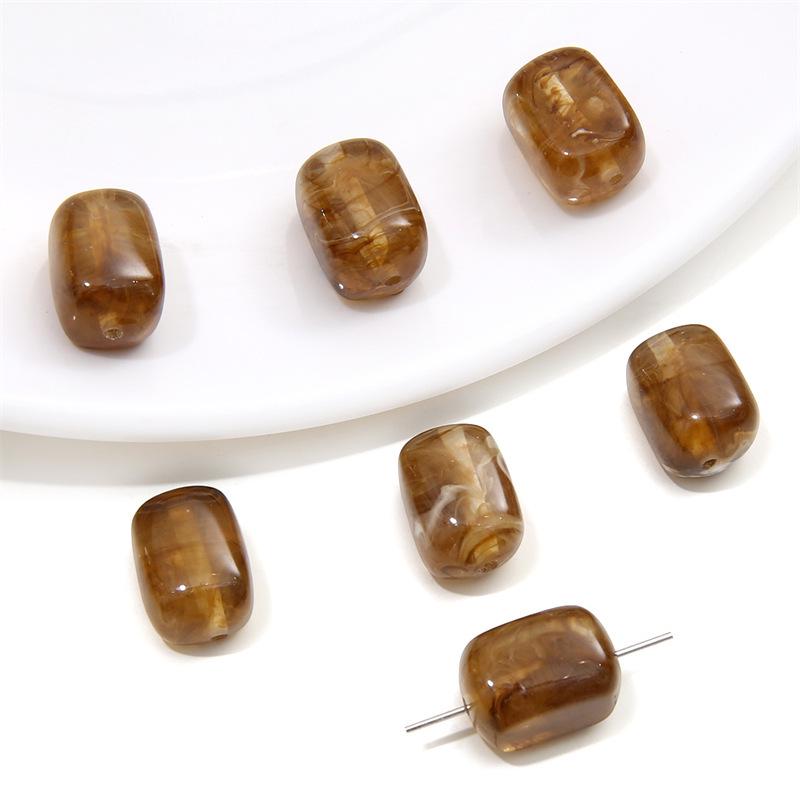 Круглые бусины Halo из искусственной смолы для самостоятельного изготовления ювелирных изделий