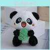 Fashionable Panda Plush Keychain Lovely 3d Doll For Bags And Couples
