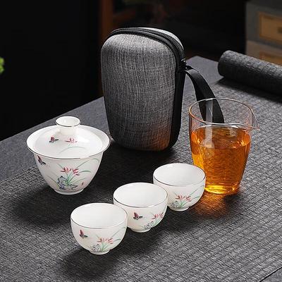 Портативный керамический гайвань Changqi Быстрый набор для чая