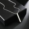 Модное Барочное Ожерелье из Нержавеющей Стали - Унисекс Хип-Хоп Роскошный Дизайн, Легкая Длинная Полоска Титановая Цепочка для Свитера Аксессуар
