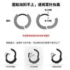 European and American popular niche design emerald opal ear buckle temperament earrings fringed long earrings