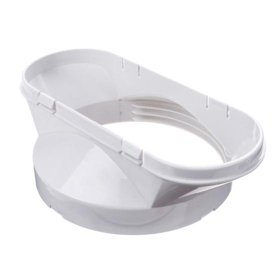 Прочный белый оконный адаптер из ПВХ 13 см для запасных частей портативного кондиционера