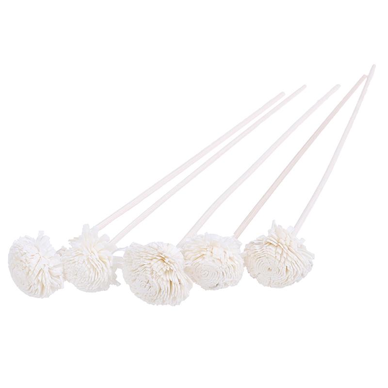 5 шт. Цветочные ротанговые палочки для ароматического диффузора, сменные палочки, не подверженные возгоранию