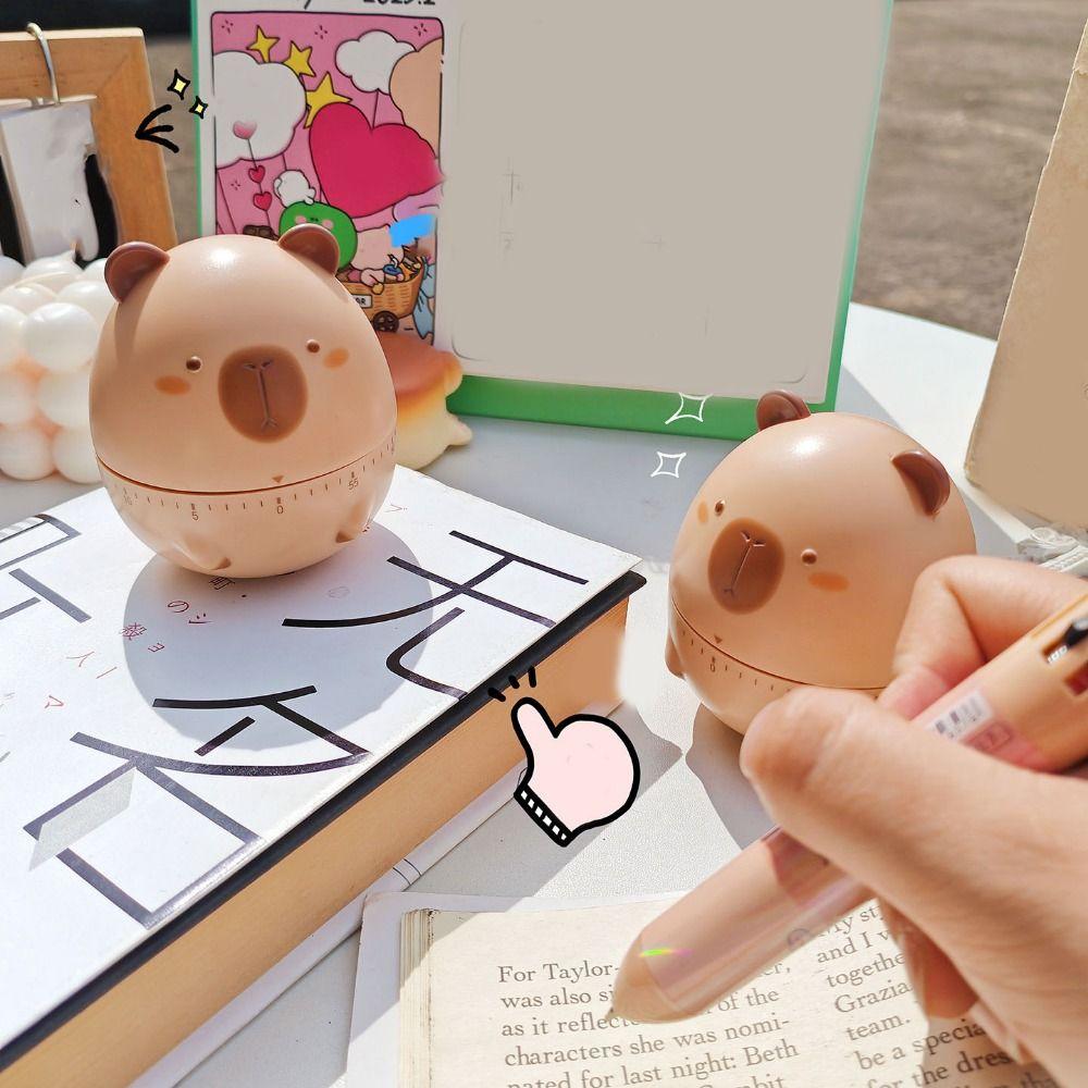 Cute Capybara Timer Funny Animal Clock Alarm Countdown Alarm Clock Animal Timer  Task Reminder